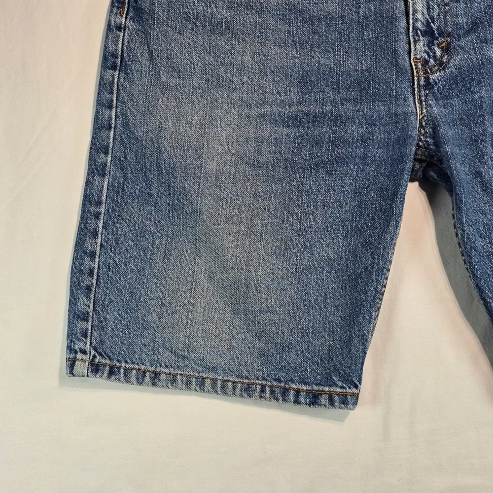 Levis 505 Regular Fit Denim Shorts Mens 38 Medium Wash Blue Jeans 34505-2114